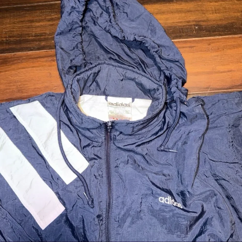 1990s Adidas Vintage Windbreaker Jacket